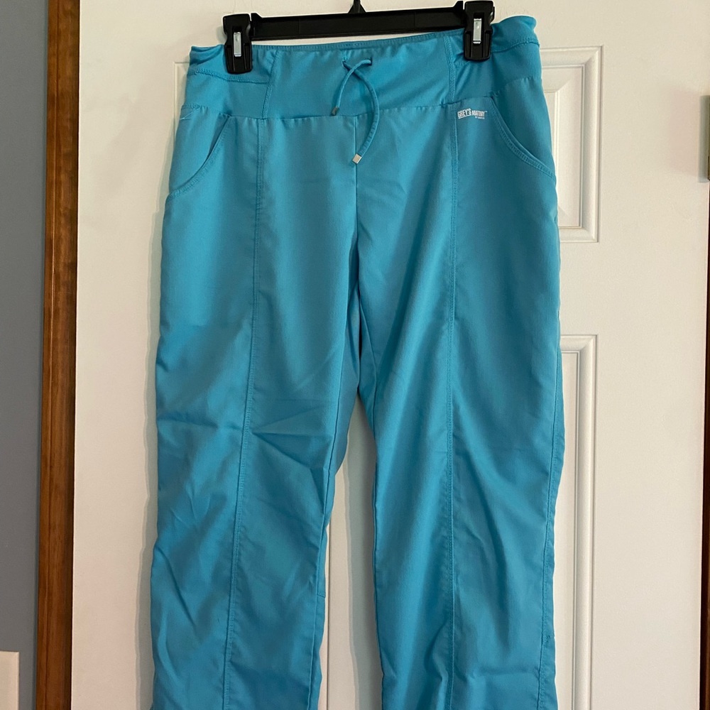 Grey's Anatomy Turquoise Scrub Pant size Petite Small